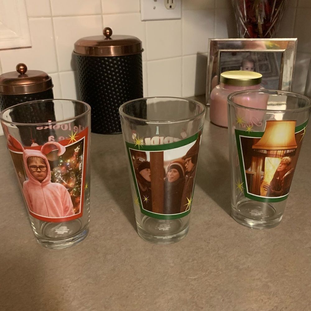 Christmas Story drinking glasses